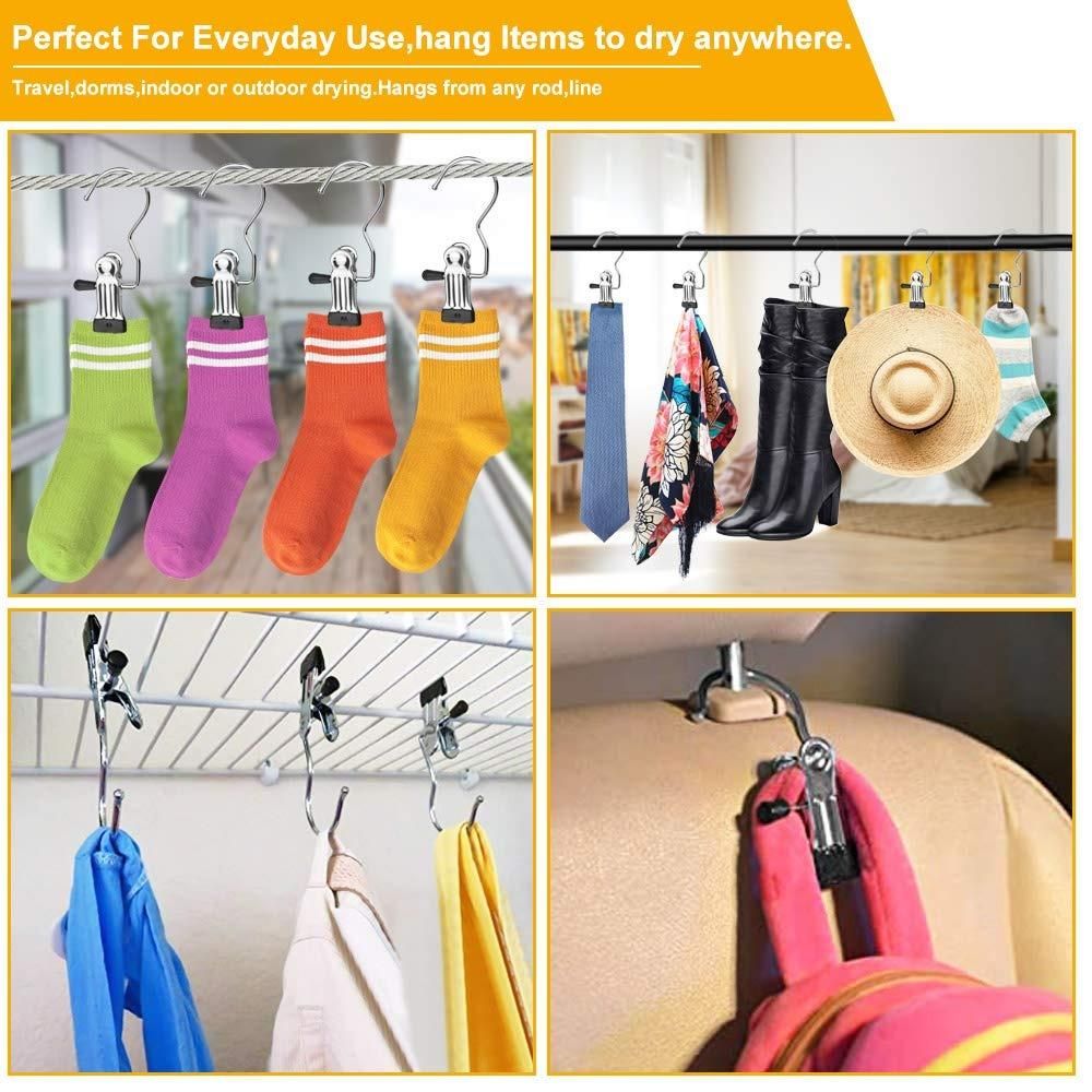 Laundry Hook Hold Clips Pack of 10