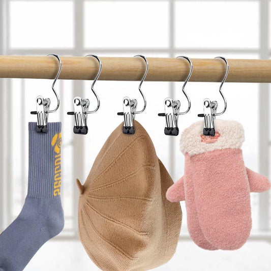 Laundry Hook Hold Clips Pack of 10